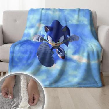 Imagem de Cobertor Sonic Pele De Carneiro 155x240cm Infantil - ESPAÇO CASA CENÁR