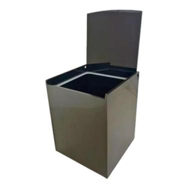 Imagem de Lixeira Basculante Luxo 7,5 Litros - Fabrica de Utilidades, PRETO