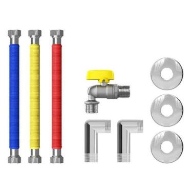 Imagem de Kit Completo p/ Instalação de Aquecedores de Passagem a Gas Censi - Re