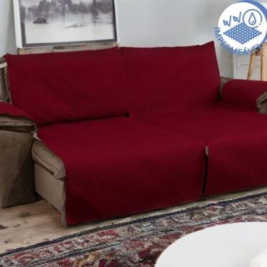 Imagem de Protetor Impermeável Para Sofá Retrátil e Reclinável de 2 Módulos 1,60