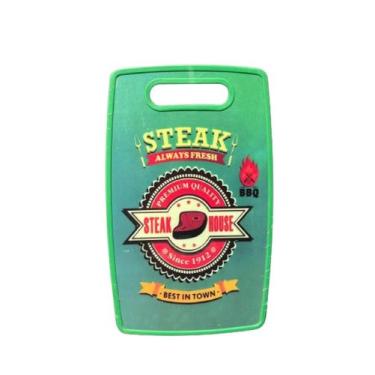 Imagem de Tabua Para Carnes Churrasco Legumes 37 x 23cm Com Alça - SQ, STEAK HOU