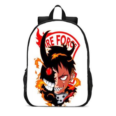 Imagem de Mochila Escolar Infanto Juvenil Anime Fire Force Novidades 0422 - Geek