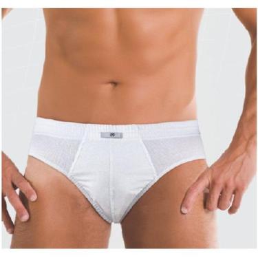 Imagem de Kit 6 Cuecas Slip 100% Algodão Cintura  com quatro costuras - Marxan, 