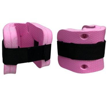 Imagem de Par Caneleiras Aquática Piscina Hidroginástica 2 à 3kg Rosa DF1097 Daf