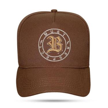 Imagem de Bone blck brasil snapback must respect