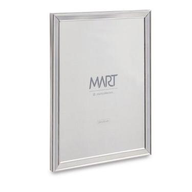 Imagem de Porta Retrato Prata em Metal 20x25 cm 11261 Mart