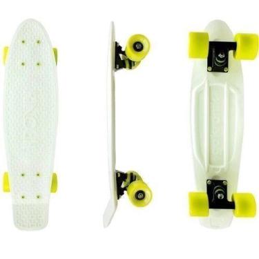 Imagem de Skate Mini Cruiser Kronik 502400 Branco Branco, Branco, UN