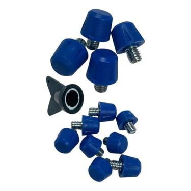 Imagem de Dynwave 12pçs sapato de futebol espinho, acessórios de sapatos de trilha, chuteiras de futebol, sapatos de rugby, pinos para esportes ao ar livre, tênis