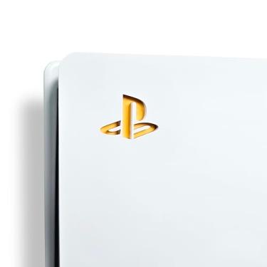 Imagem de Adesivos coloridos com logotipo PS. Confortável para PS5 Pro e PS5 Slim, 10 unidades incluídas (conjunto #02), ★ Não serve para o PS5 normal ★