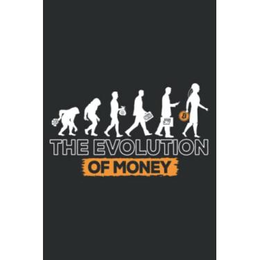 Imagem de the Evolution of Money From Seashells to Digital Money: Notebook Journal with 6" x 9", 120 Pages For Lady, Girls And Women. Perfect Possum Blank Lined Notebook Journal Gift Ideas.