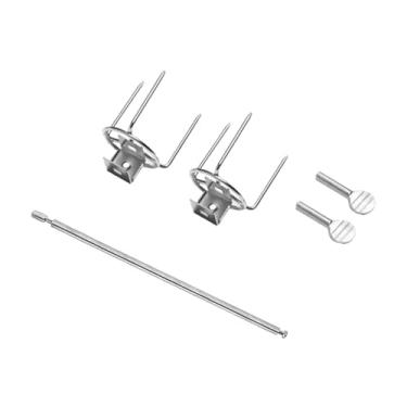 Imagem de Bothyi Garfo de Frango Rotativo Suporte de Peru Prático Espetos de Frango Universal Rack Torrador de Frango, 28cm