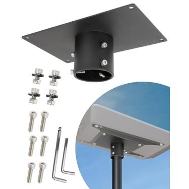 Imagem de Adaptador de tubo plano de alto desempenho Starlink, kit de montagem Starlink para desempenho Starlink Internet kit satélite, suporte Starlink, suporte para poste Starlink, suporte de teto Starlink