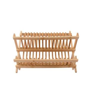 Imagem de Escorredor de pratos bambu 39x33x23.5 cm-  infinite