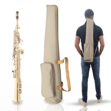 Imagem de Capa Bag Mochila Top Super Luxo P/ Sax Reto Soprano Clarinet - Bell