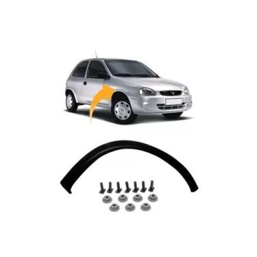 Imagem de Moldura Paralama Corsa Classic 2000/2009 Preto Liso Direito - DTS