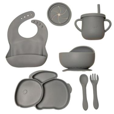 Imagem de Kit de Introdução Alimentar feito com Bambu e Silicone  Pink Bowl - Ho