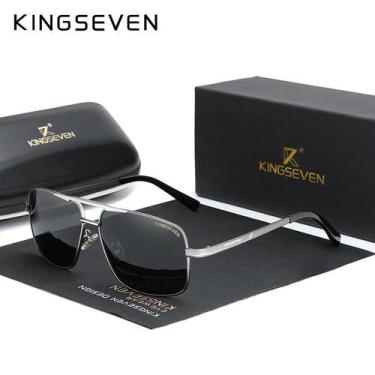 Imagem de Óculos de sol polarizados para homens e mulheres, 7891 aço - KINGSEVEN