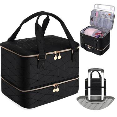 Imagem de Estojo Organizador de Esmaltes FCQQYWZ para +40 Garrafas com Lâmpada L