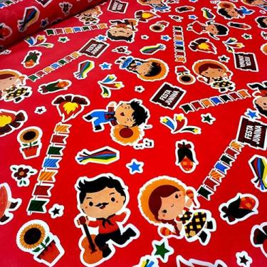 Imagem de TNT Festa Junina Caipirinhas Vermelho Dexa 4.00m X 1,40m