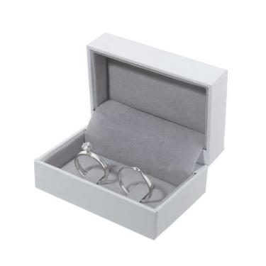 Imagem de Aliança Namoro Torcido De Prata 950 + Anel Solitário - DR Jóias, 13