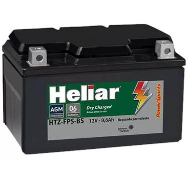 Imagem de Bateria Moto Bmw S1000 rr Heliar HTZ10SBS PowerSports Selada 8.6Ah 12 Volts