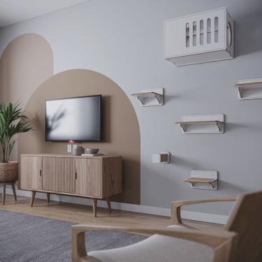 Imagem de Prateleira para Gatos Frédy Média A 22cm x C 32cm x P 30cm