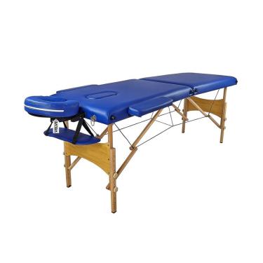 Imagem de Maca Portátil Para Massagem Divã Dobrável Azul Velve M208