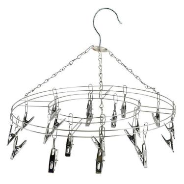Imagem de Varal Lingerie 20 Prendedor 36Cm Inox