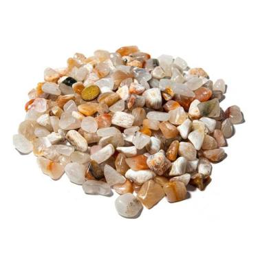 Imagem de 1kg Aragonita Raio Laranja Rolado Natural P 10 a 20mm Tipo B - Cristai