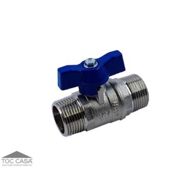 Imagem de VÁLVULA ESFERA MxM PASSAGEM PLENA BORBOLETA 3/4" IVM ITALY