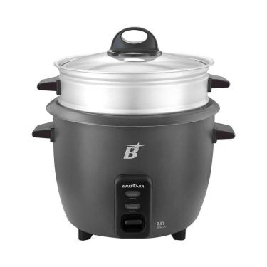 Imagem de Panela Elétrica Britânia Multifuncional BPA07A - 7 Xícaras, Preto, 500W