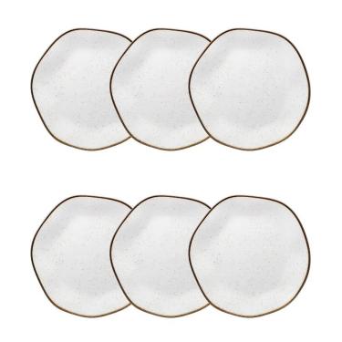 Imagem de Conjunto De Pratos De Sobremesa 06 Peças Ryo Maresia Oxford