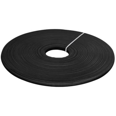 Imagem de Hordion 50 metros de barbatanas de plástico para costura, espartilho de baixa densidade costurado de 6 mm para vestido de noiva, lingerie, chapéus, bolsas, preto