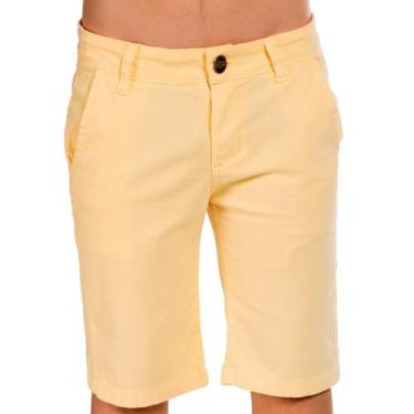 Imagem de Bermuda Sarja Infantil Juvenil Shorts de Menino Moda Verão - EwG, Amar
