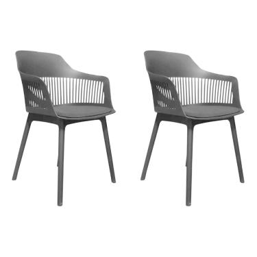 Imagem de Kit 2 Cadeiras Design de Jantar Marcela Preta