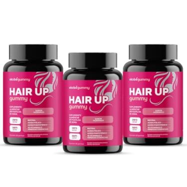 Imagem de Kit 3x Hair Up Gummy (Biotina+ Vitms) 30 Gomas Sabor Morango Ekobé