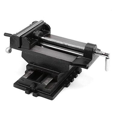 Imagem de KIMISS Visos Planos Cruzados de 6 Polegadas 150 Mm para Metal de Precisão - Grampo de Bancada de Trabalho Durável e Versátil - Ideal para Projetos de Bricolage e Uso Profissional