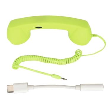 Imagem de Aparelho De Telefone Para Celular, Aparelho De Telefone Retrô Com Conector De 3,5 Mm Receptor De Telefone Celular Receptor Portátil De Fone De Ouvido Antigo Para Telefone Celular(Verde)