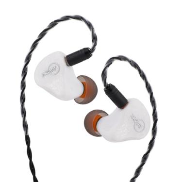 Imagem de HIFIXAUDIO ZIIGAAT x Fresh Review Arete 1DD+4BA Hybrid IEM fones de ouvido intra-auriculares, fones de ouvido HiFi com fio, fones de ouvido Gming e monitor com cabo destacável para músicos audiófilos