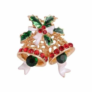 Imagem de L2124-Broche Bijuteria Natalino Sino Enfeite Delicado 4n2821 - xumi_xu