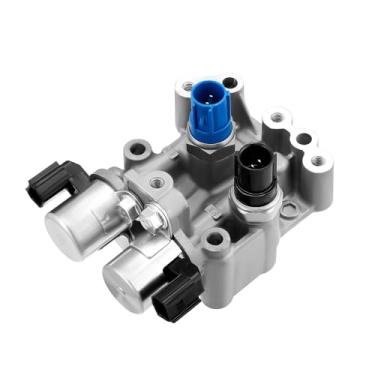 Imagem de Válvula variável de motor VVT solenoide compatível com Honda Accord L4 2.4L 2351cc 2008 2009 2010 2011 2012, 15811-R41-L01 918-007 15811R41L01 OCV Variável de posição de controle de óleo Montagem de