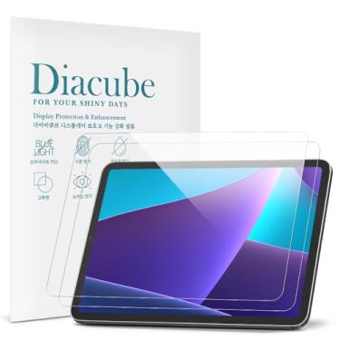 Imagem de Diacube Pacote com 2 películas protetoras de tela PET 6H com revestimento de vidro para Lenovo Tab P11/P11 Plus 11 polegadas 2021, antiluz azul [antiarranhões] [inquebrável] [antibolhas] fácil
