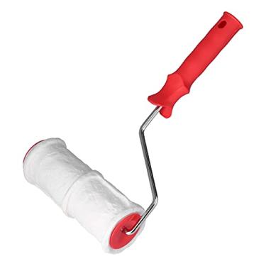 Imagem de Rolo de Laca de 7 Polegadas Rolo de Rolo de Tijolos Rolo de Textura Diy Decoração de Decoração da Parede Plástico Red+Branco 18 X 7 Cm Para Pintar Diferentes Superfícies