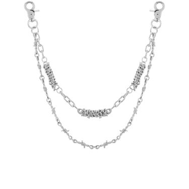 Imagem de Sacina Corrente corporal em camadas de arame farpado