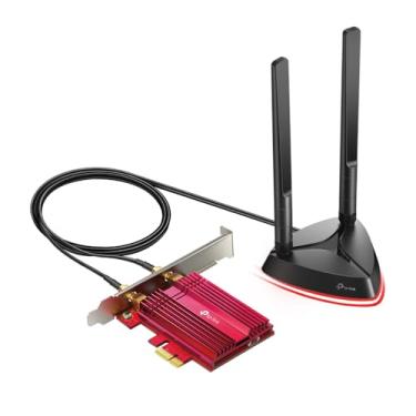 Imagem de TP-Link Cartão WiFi 6 AX3000 PCIe WiFi (Archer TX3000E), até 2400 Mbps, Bluetooth 5.2, 802.11AX adaptador sem fio de banda dupla com MU-MIMO, OFDMA, latência ultrabaixa, suporta apenas Windows 11, 10