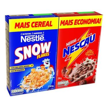 Imagem de Nescau + Snon Wflake Cereal Matinal - Nescau + Snow Flakes