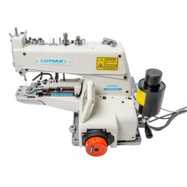 Imagem de Máquina Costura Industrial Botoneira LU373D-TZ-SU Azul 220V - Lumak