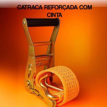 Imagem de Cinta Catraca Carga 5 Toneladas 10 Metros Caminhão Amarração - time, 5