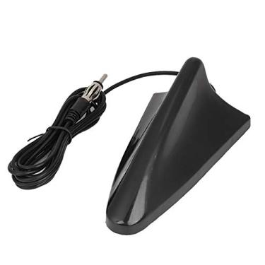 Imagem de Mingzhe Universal Car Shark Fin Antena Auto Rádio Sinal Antenas Telhado Antenas FM Antena 12V Preto