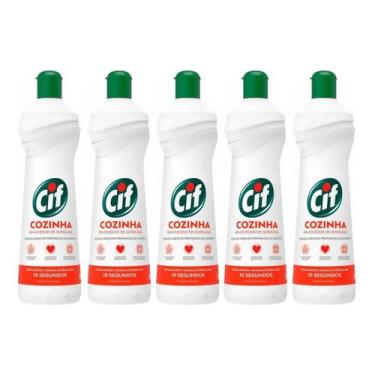 Imagem de Cif  Removedor De Gorduras 500ml Kit 5